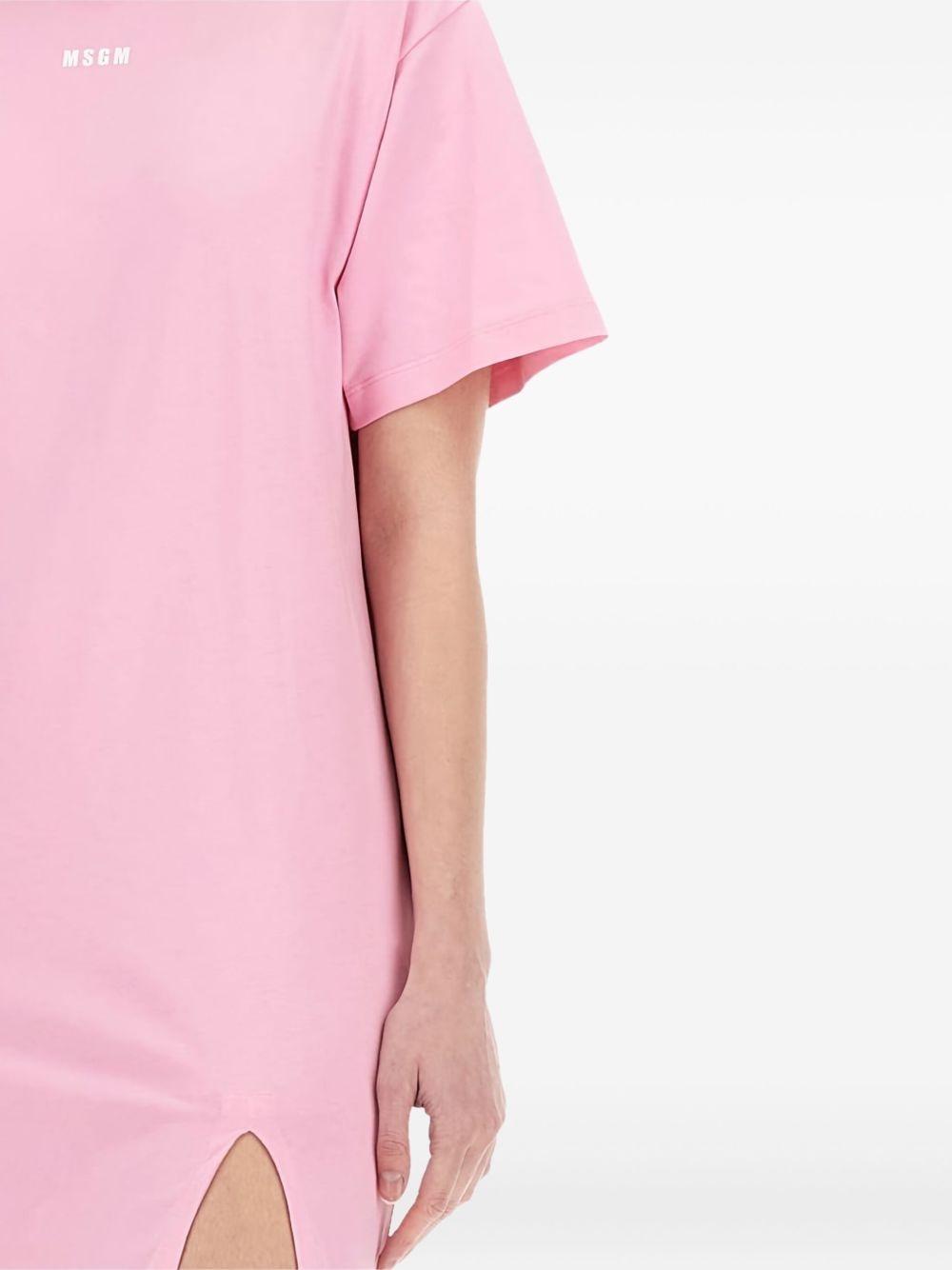 split-hem T-shirt dress - 4