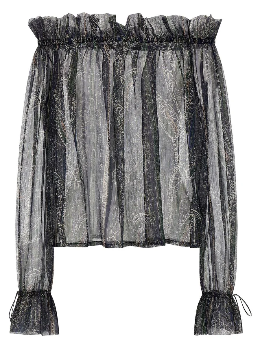 Saint Laurent Lurex Blouse - 1