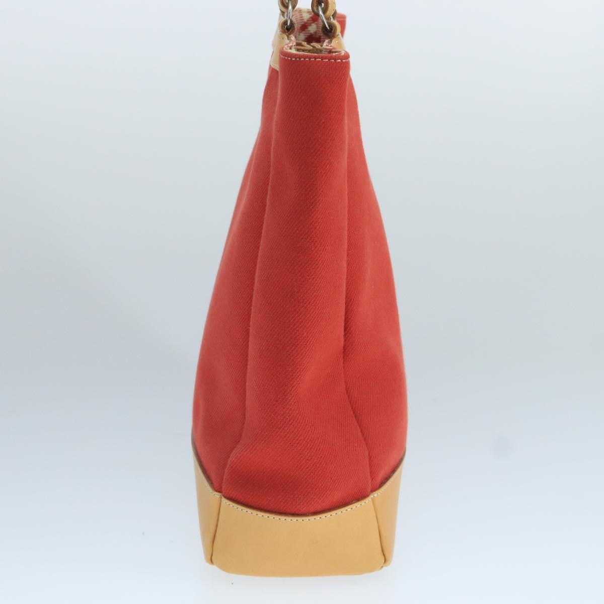 Burberry Blue Label Tote Bag Canvas Red - 5