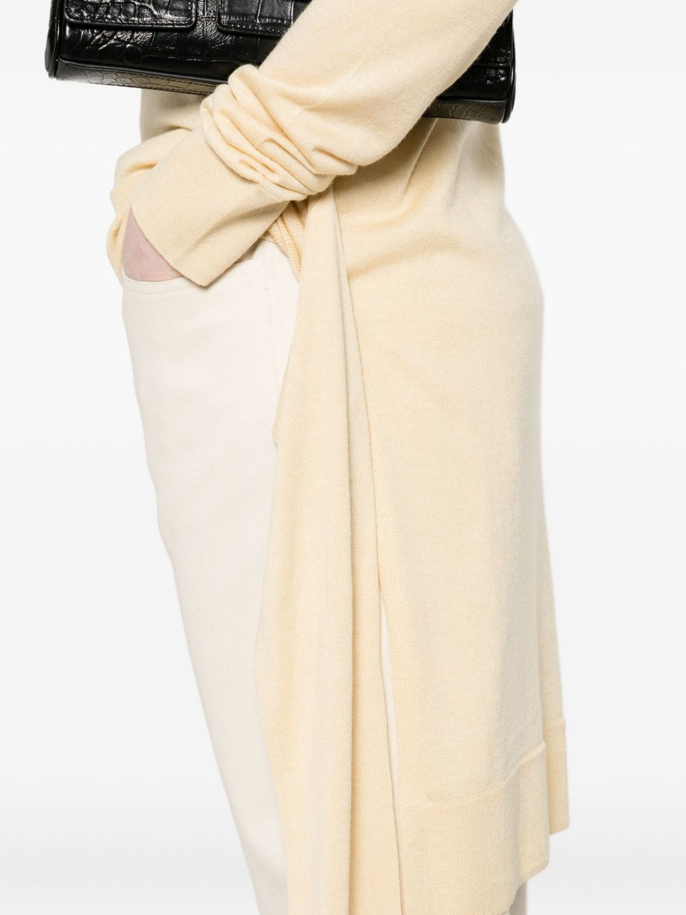 tie-detail turtleneck dress - 5