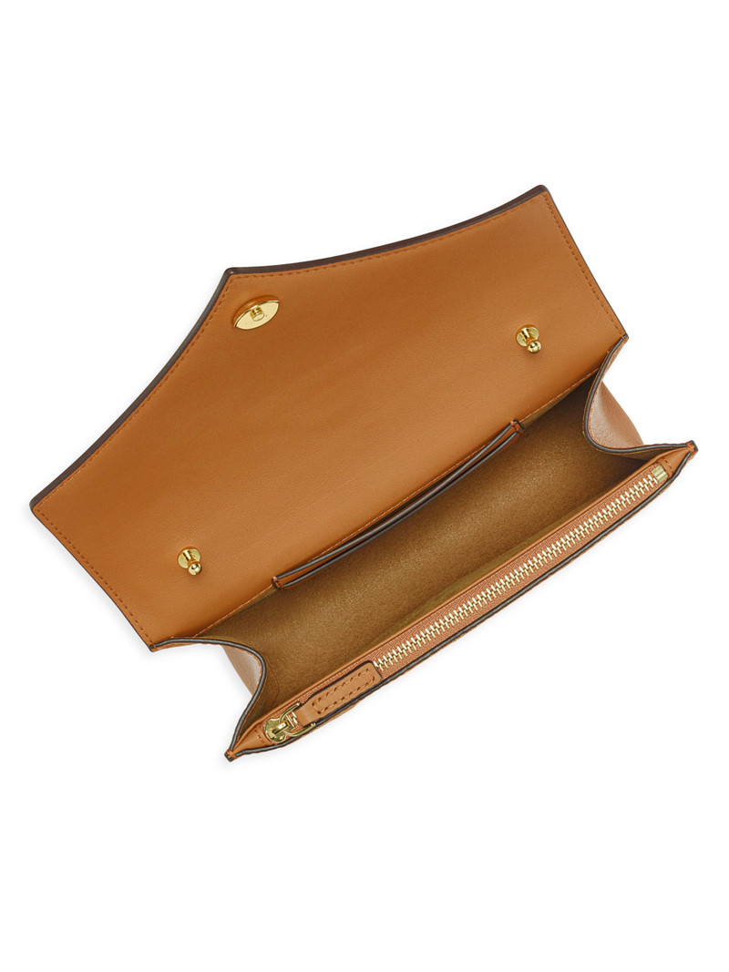 Diamond Mini Visetos & Leather Shoulder Bag 3