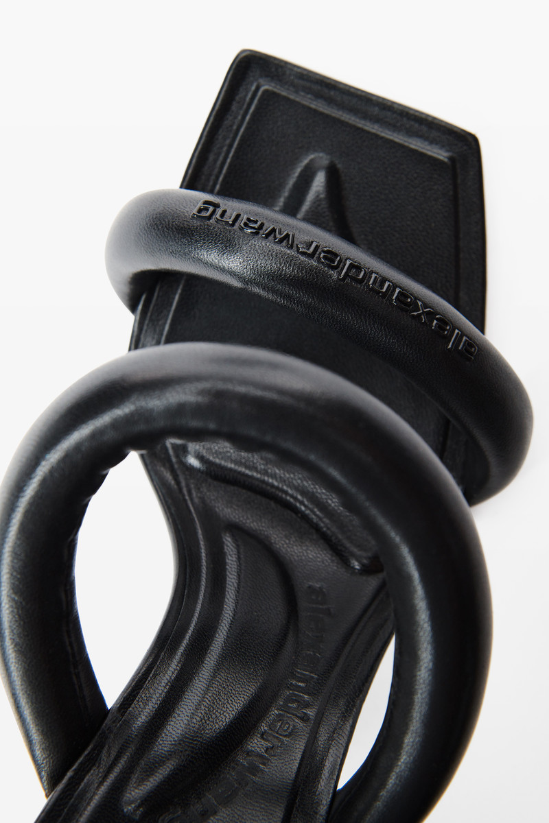 Alexander Wang Julie 105mm Lambskin Tubular Sandal outlook