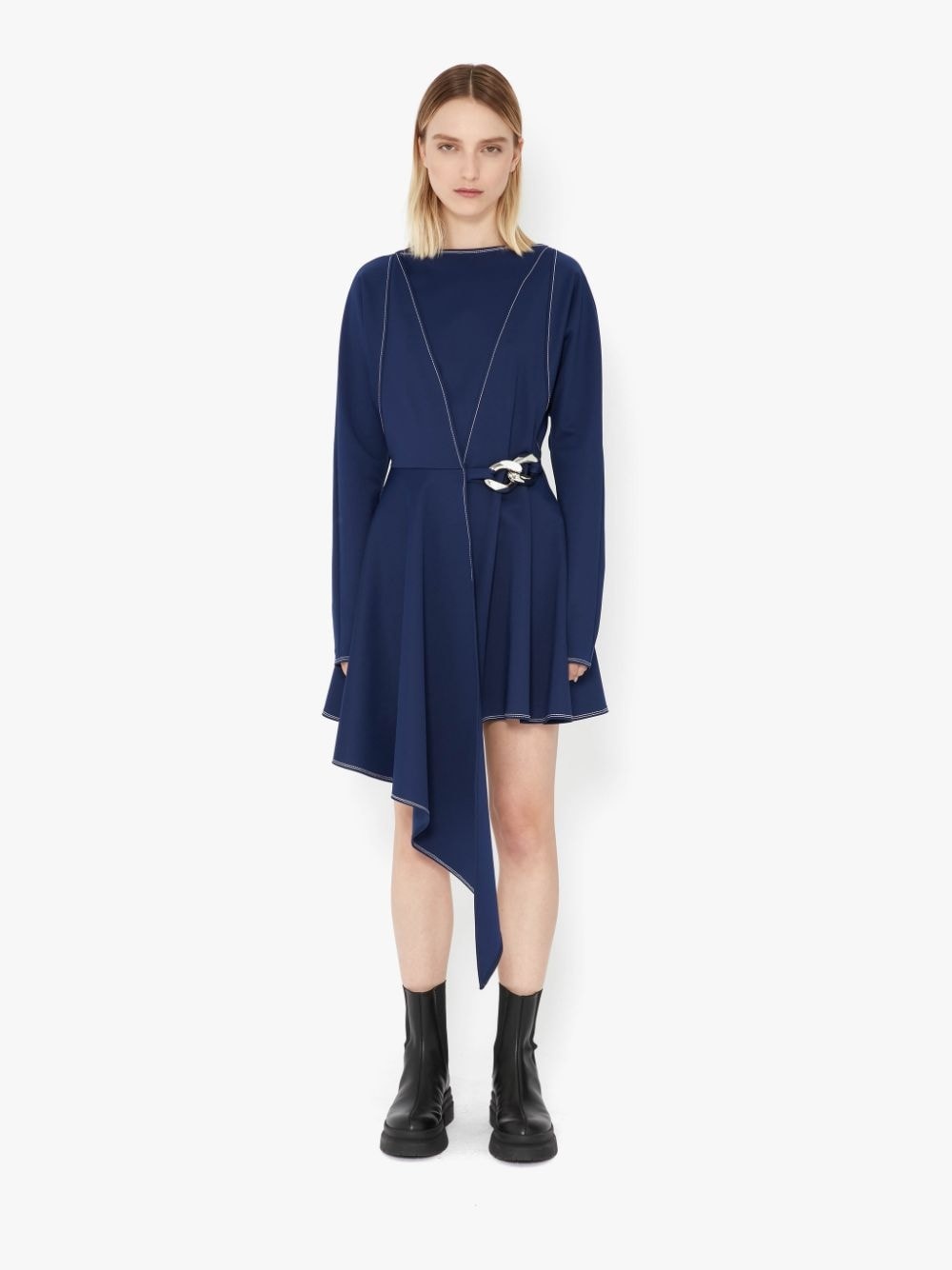 SHORT ASYMMETRIC CHAIN LINK DRESS - 2