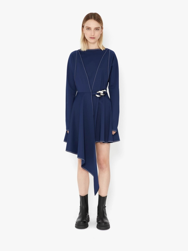 JW Anderson SHORT ASYMMETRIC CHAIN LINK DRESS outlook