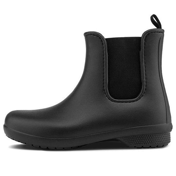 (WMNS) Crocs Freesail Chelsea Boots 'Black' 204630-060 - 1