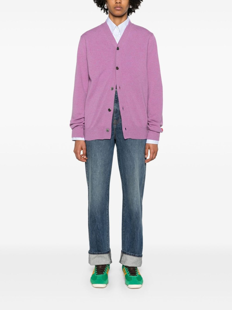 Comme des Garçons PLAY V-neck wool cardigan outlook