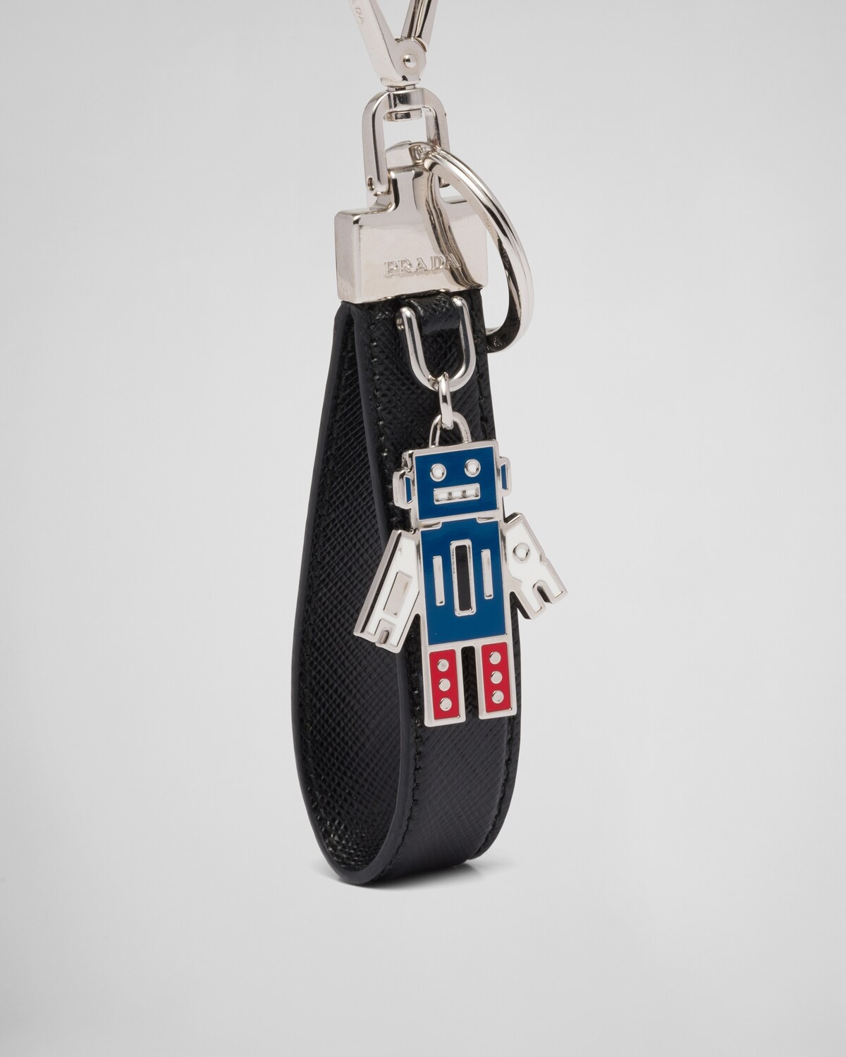 Saffiano Leather Keychain - 2