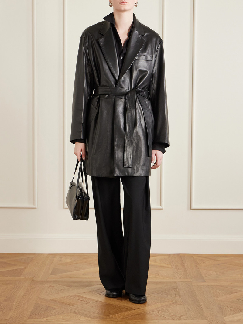 ssstein Oversized Silk-blend Flannel Shirt outlook