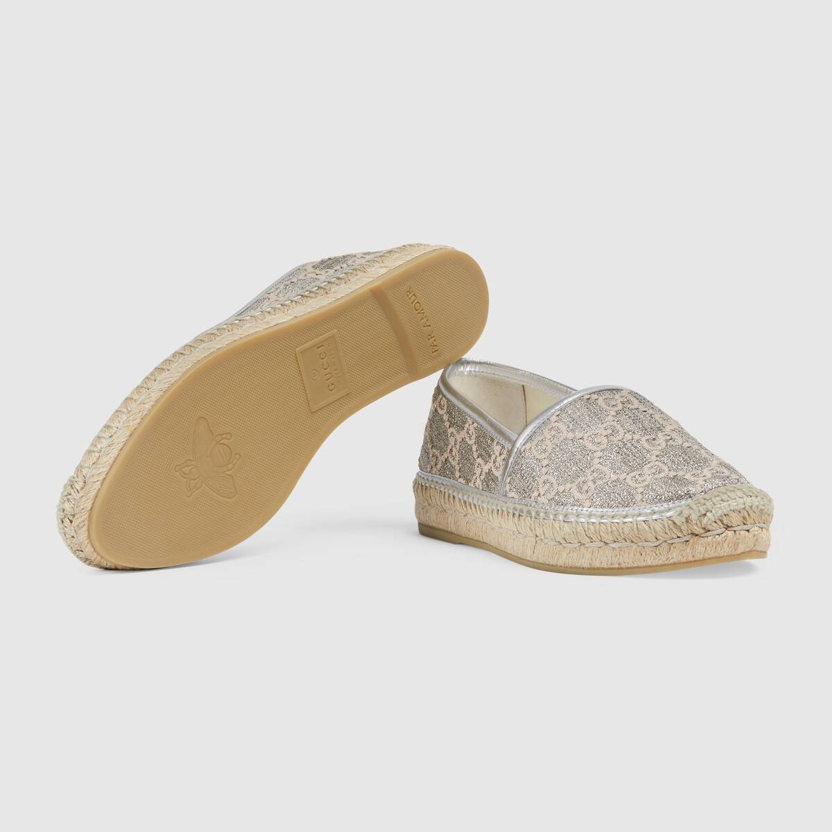 Women's Heritage GG lamé espadrille - 5