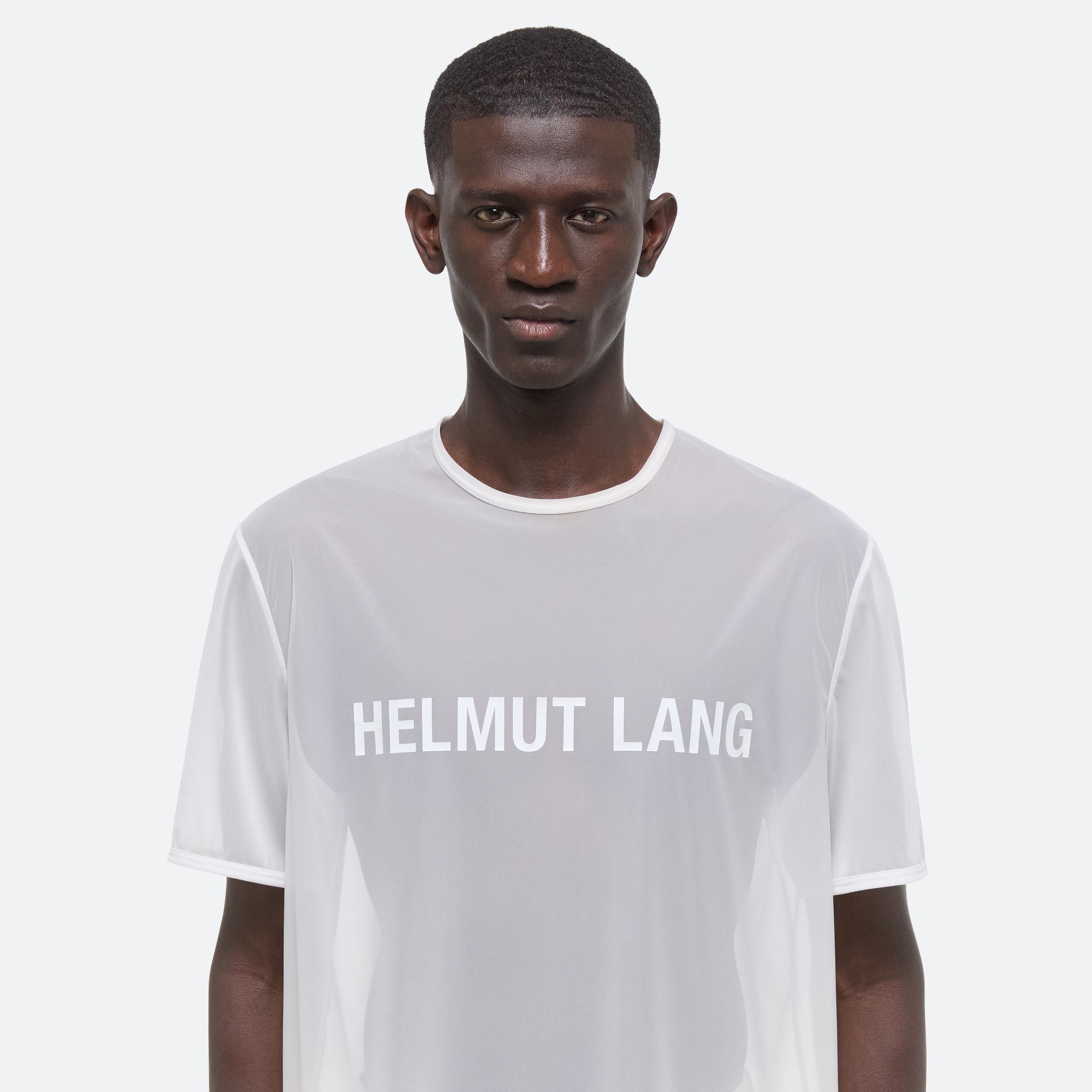 SHEER LOGO TEE - 10