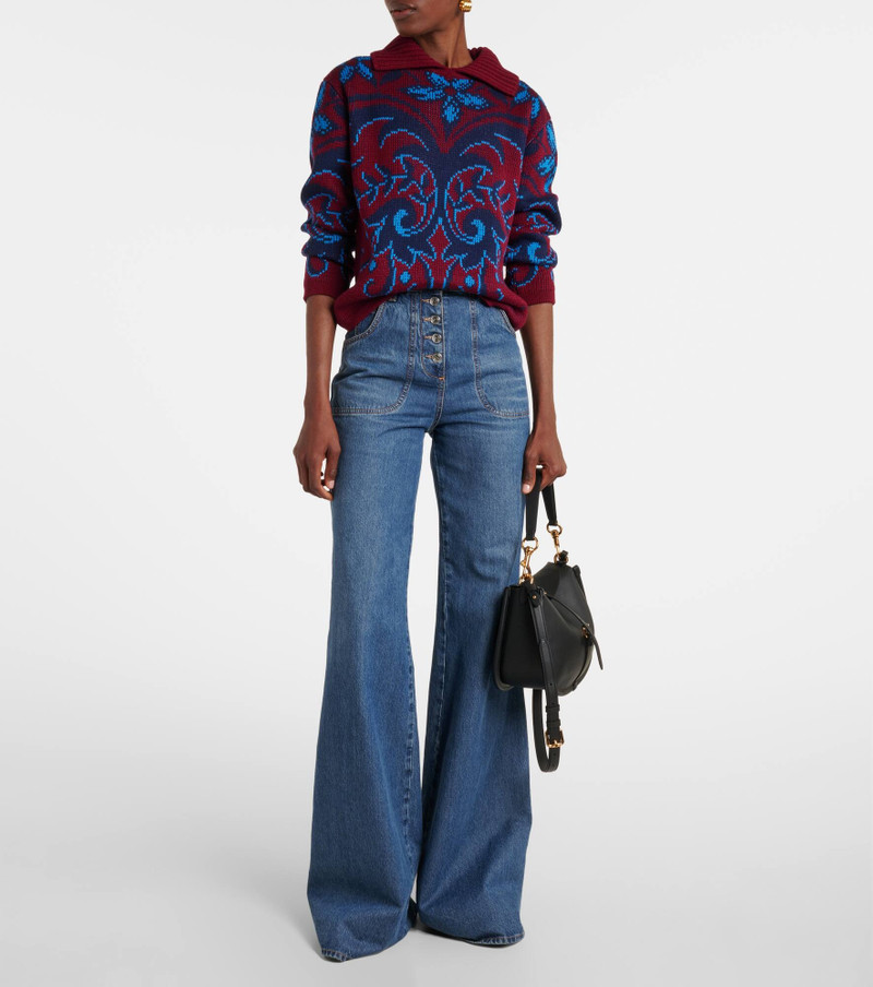 Etro Small leather tote bag outlook