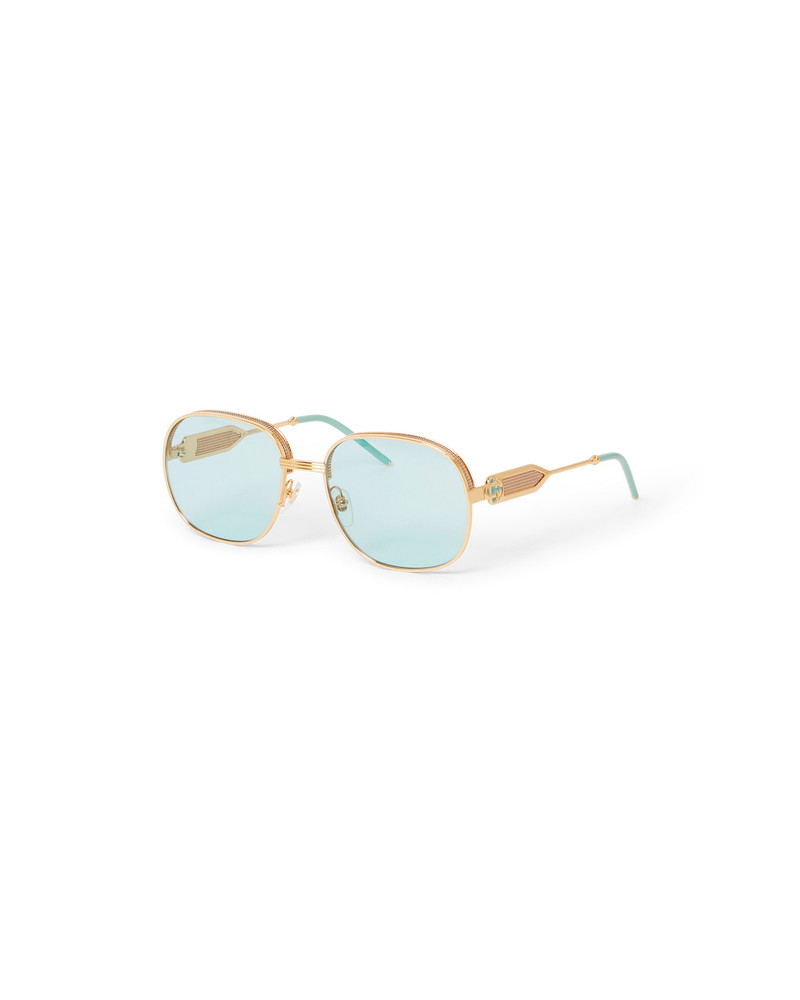 Mint & Gold The Vermont Sunglasses | Casablanca Paris 1