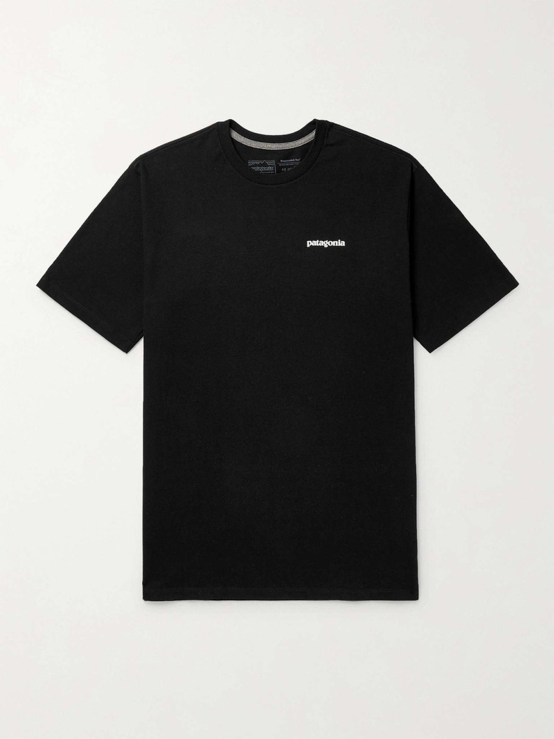 P-6 Logo Responsibili-Tee Printed Recycled Cotton-Blend Jersey T-Shirt - 1