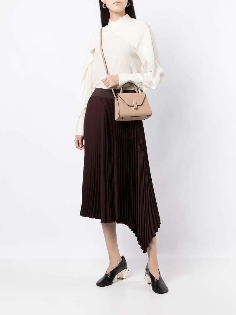 Valextra tonal plaque crossbody bag outlook