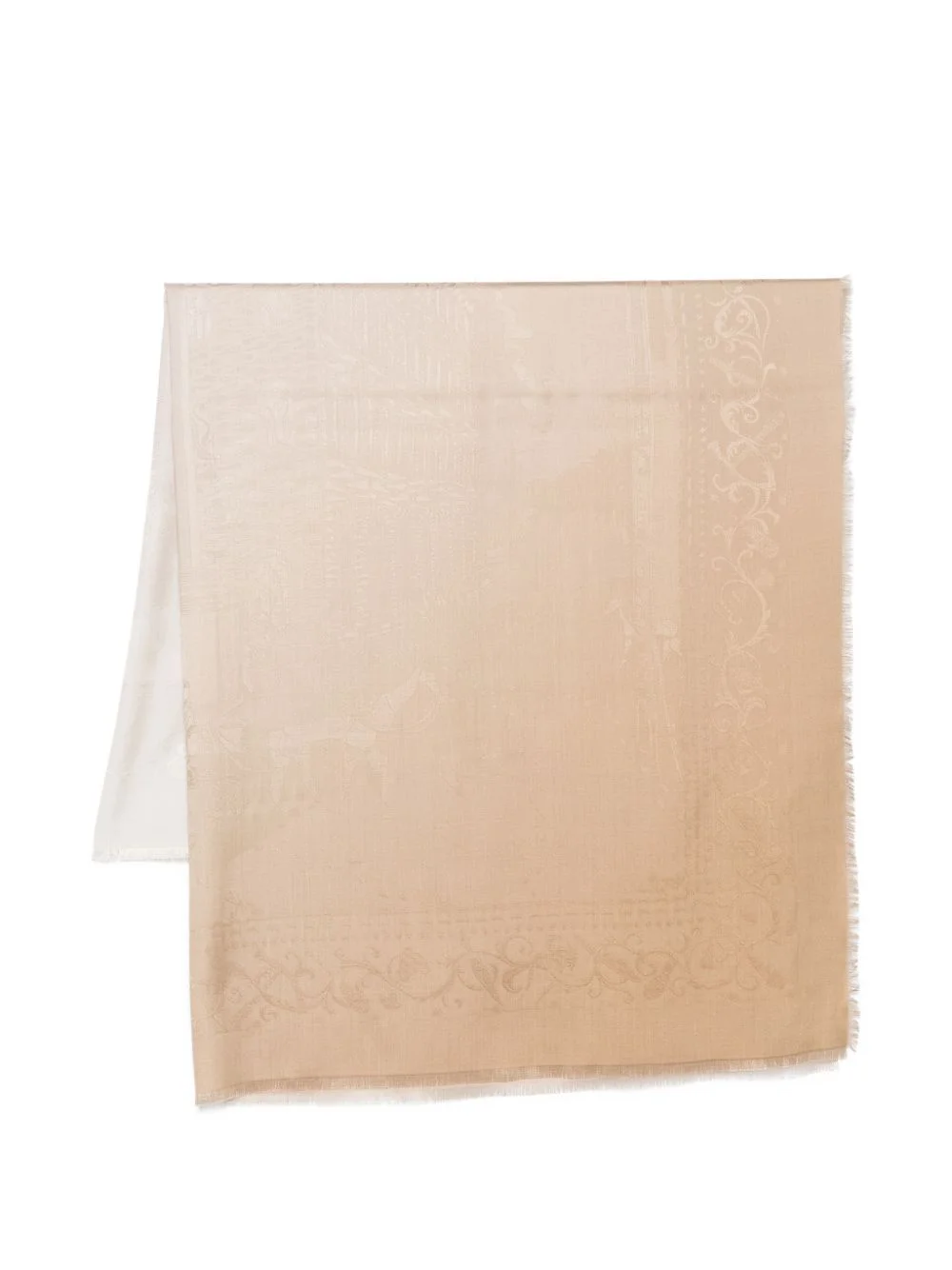 fringed-hem scarf - 1