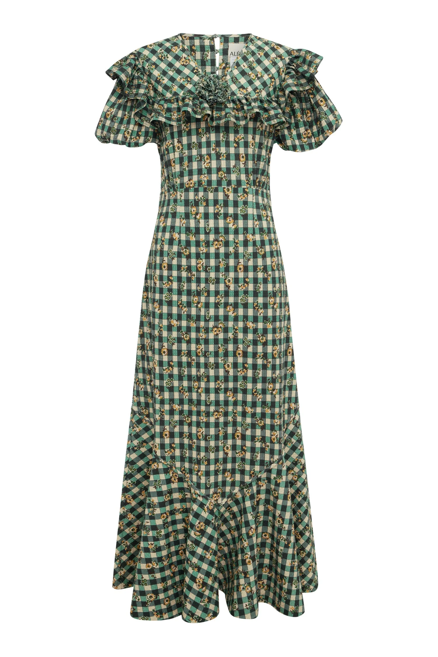 Outrider Seersucker Midi Dress - 1