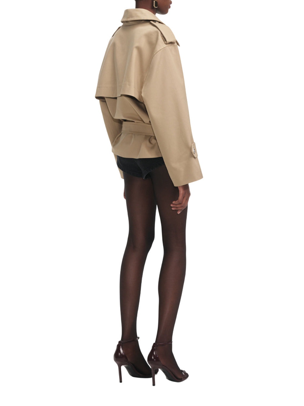 Beige Trench Coat - 3
