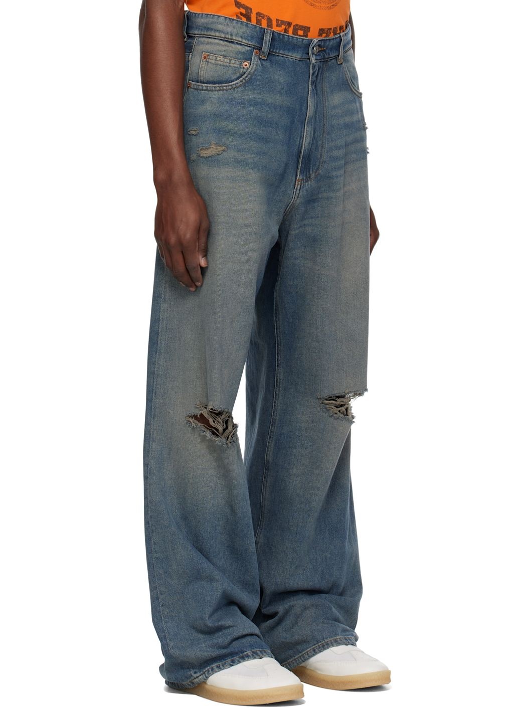 Blue 5 Pockets Jeans - 2