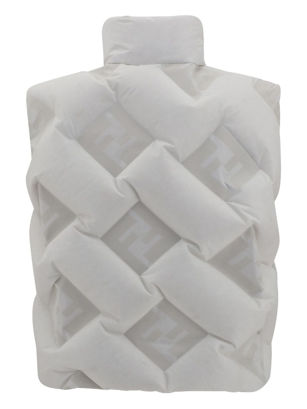 quilted puffer gilet - 2