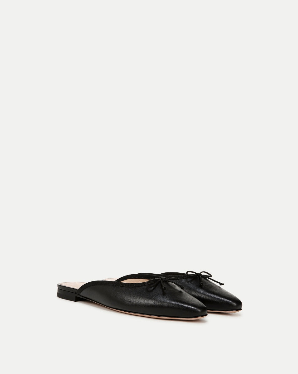 CATHERINE LEATHER MULE - 2