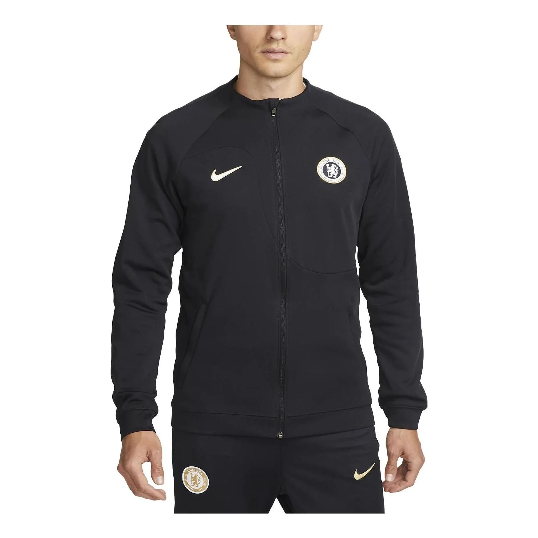 Nike Chelsea FC Academy Pro Full-Zip Knit Jacket 'Black' DV5046-426 - 1