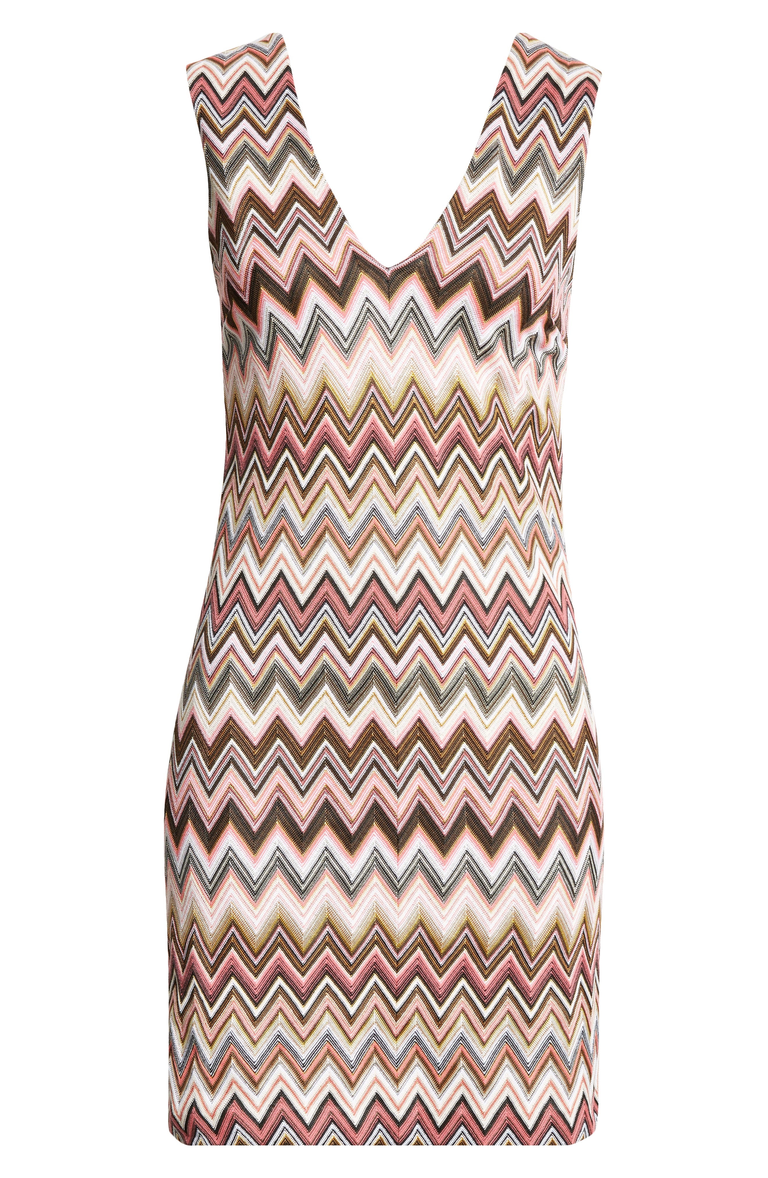 Missoni Zigzag Minidress in Red/Black/White Multi at Nordstrom - 5