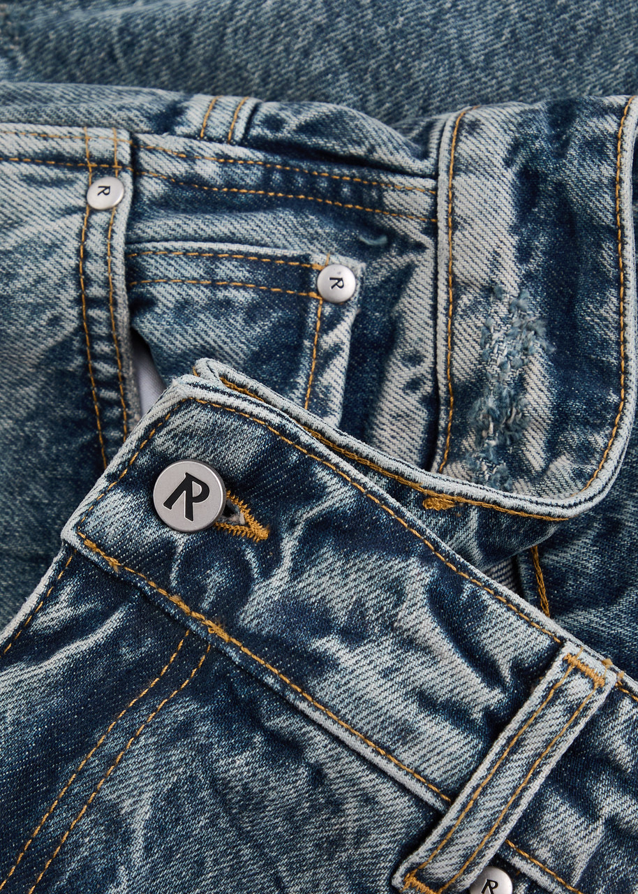 Represent R3 Distressed Wide-leg Jeans - 5