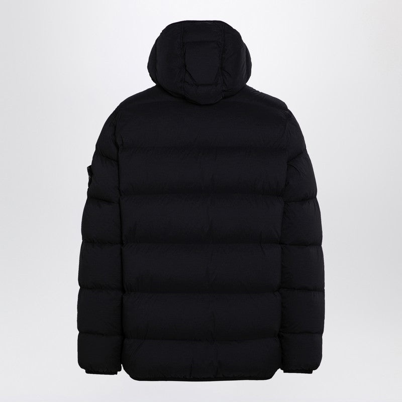 Stone Island Black Padded Jacket With Zip Men - 2