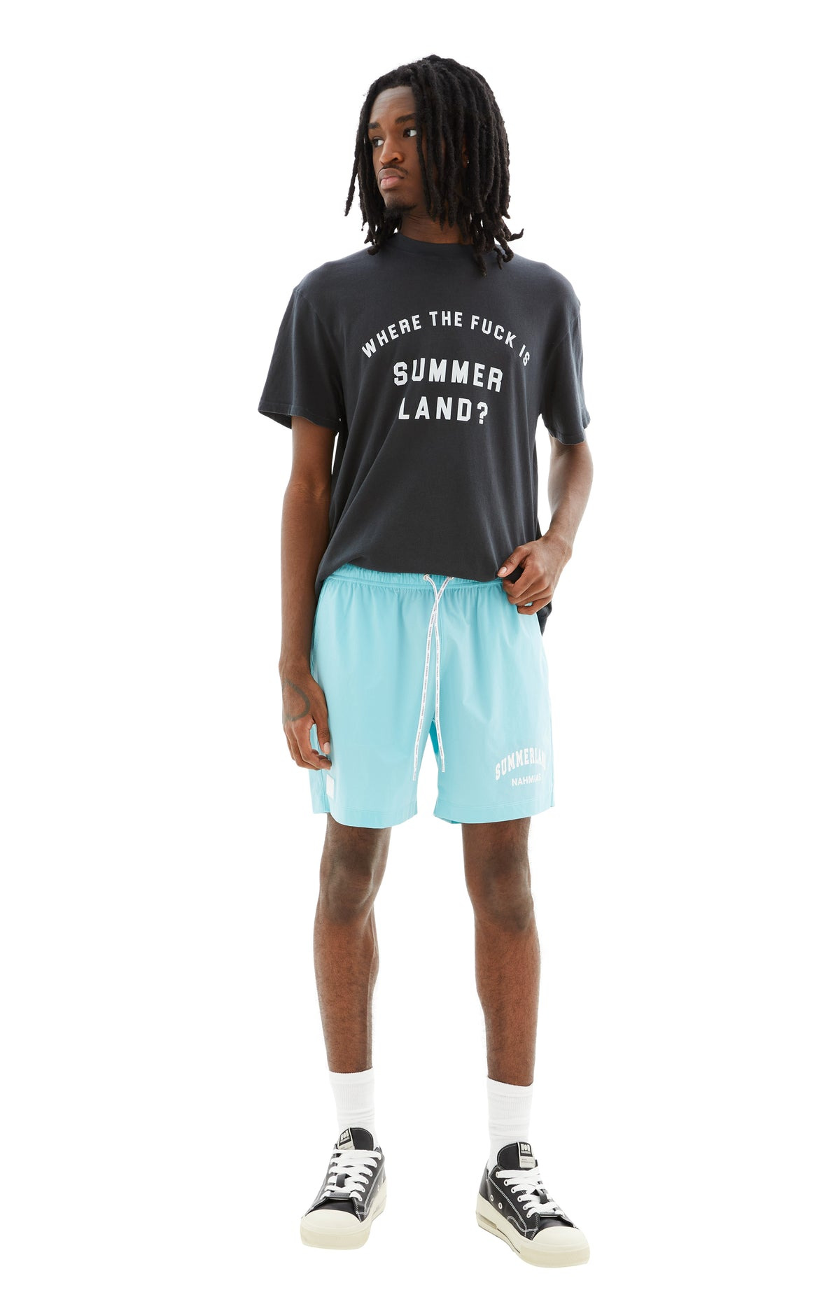 SUMMERLAND SWIM TRUNKS (MARINE BLUE) - 3