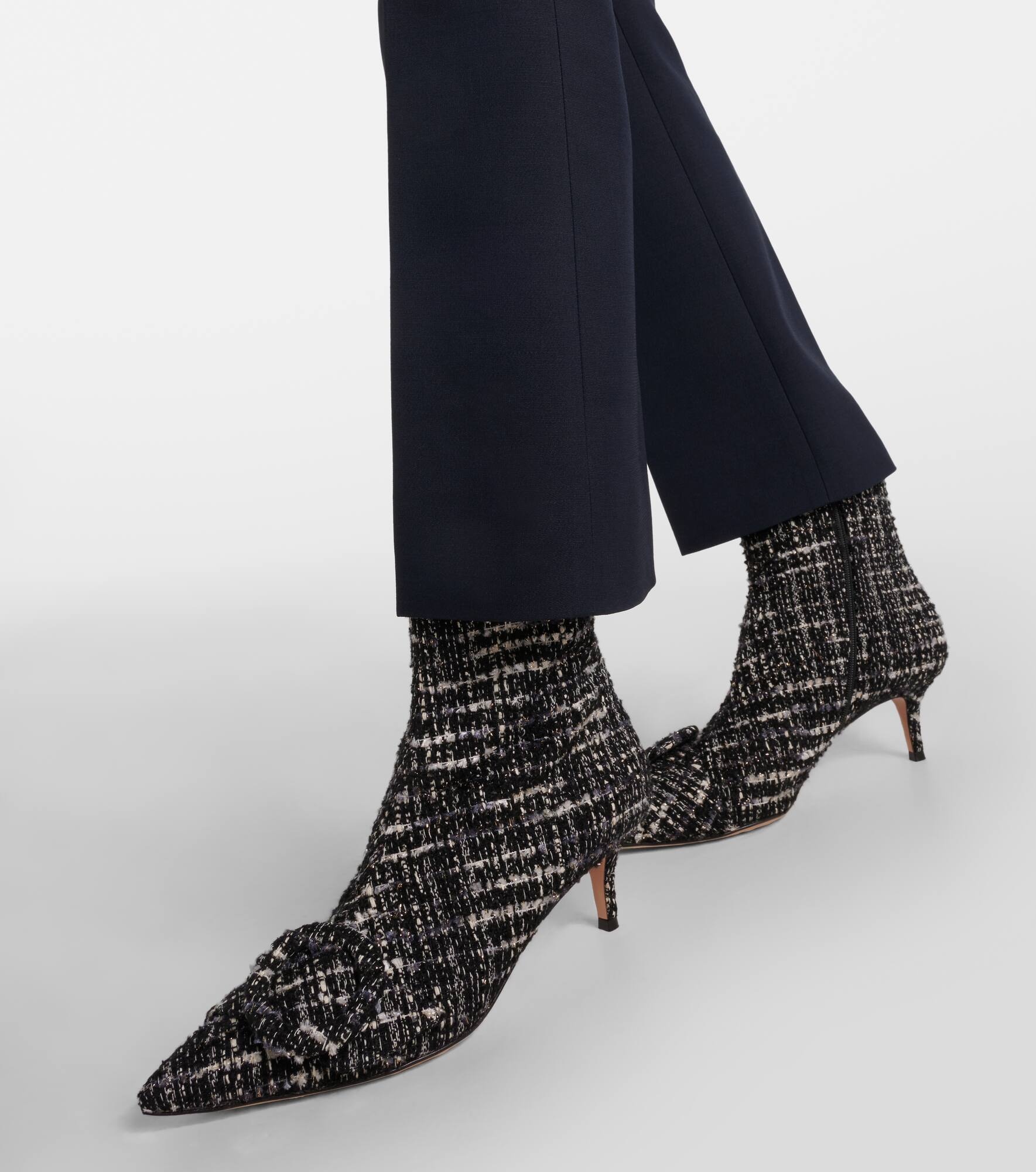 Tweed ankle boots - 4