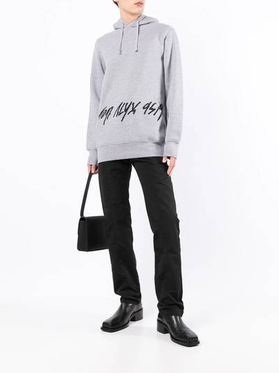 1017 ALYX 9SM logo-print drawstring hoodie outlook