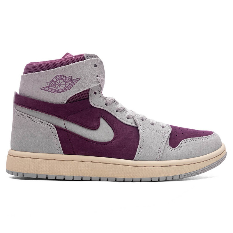 WOMEN'S AIR JORDAN 1 ZOOM CMFT 2 - BORDEAUX/NEUTRAL GREY/LIGHT BORDEAUX - 1