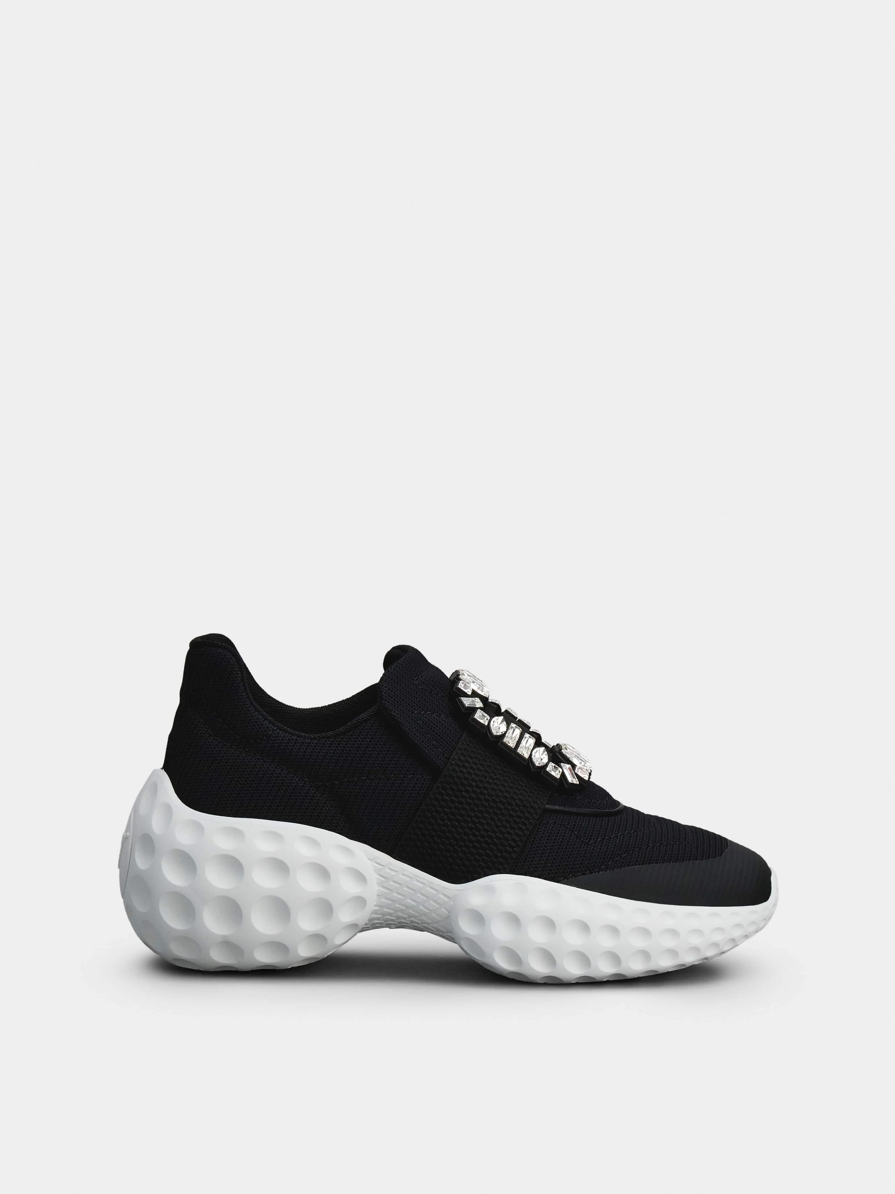 Viv' Run Light Strass Buckle Sneakers in Fabrics - 1