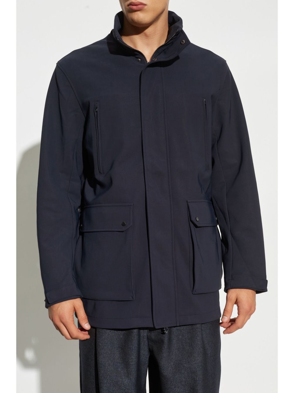 flap-pocket lightweight jacket - 3