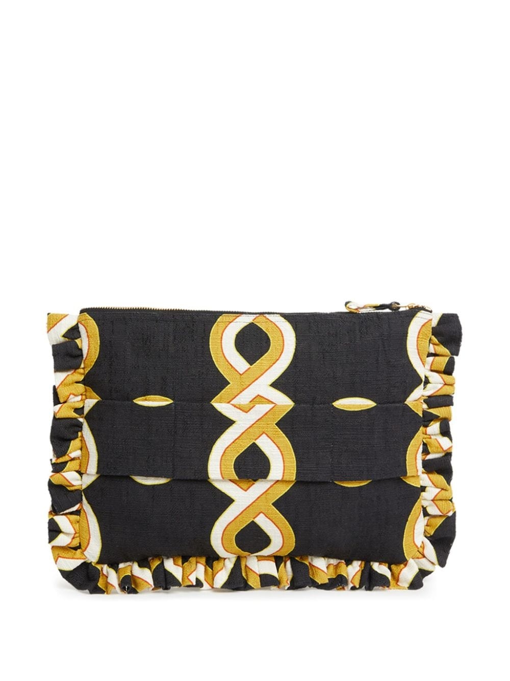 Tackle-print cotton clutch bag - 3