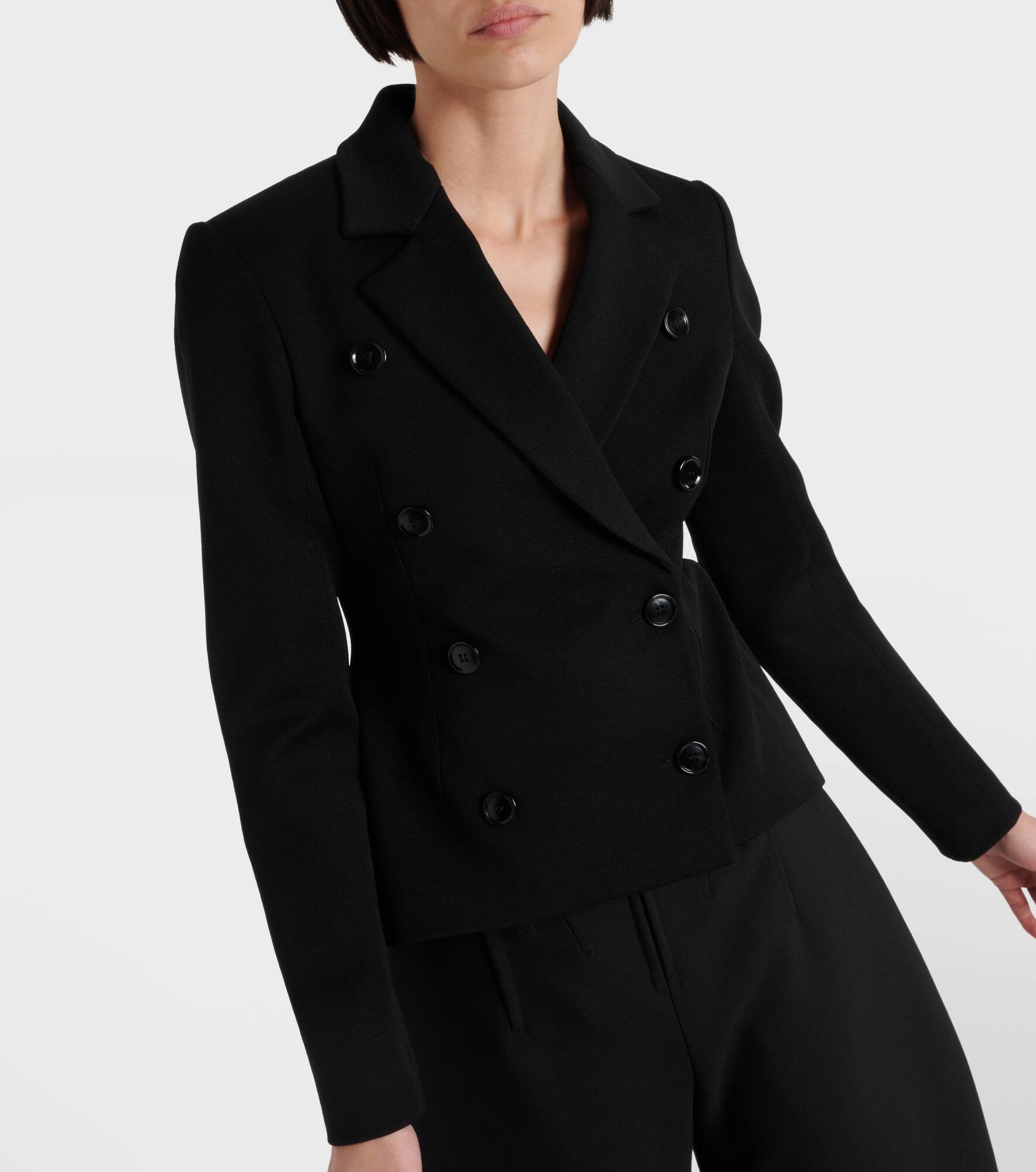 ジャケット Alaia wool gabardine double-breasted jacket ALAÏA ‎‎Women's Designer Coats & Jackets | ALAÏA CA
