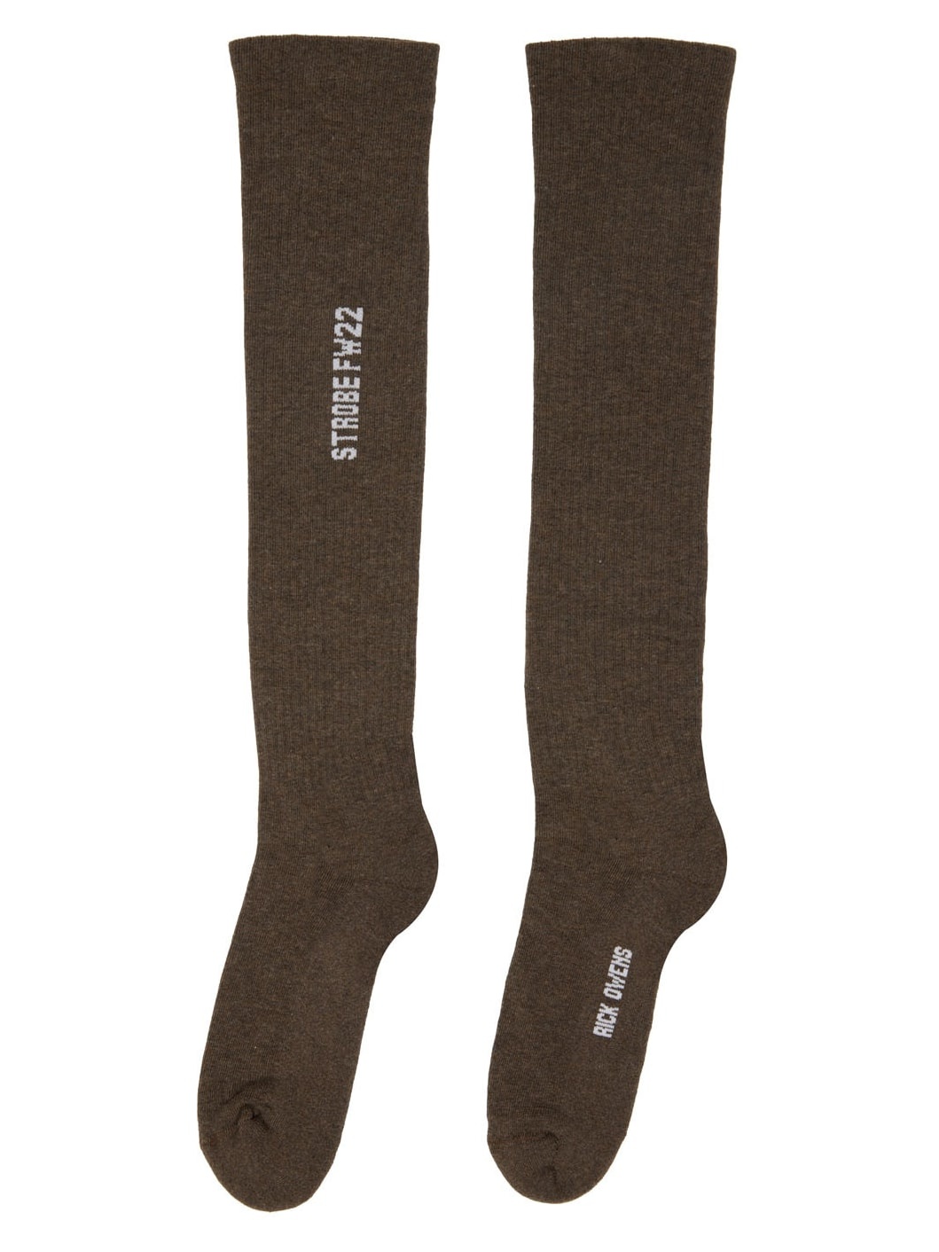 Brown Knee-High Socks - 2