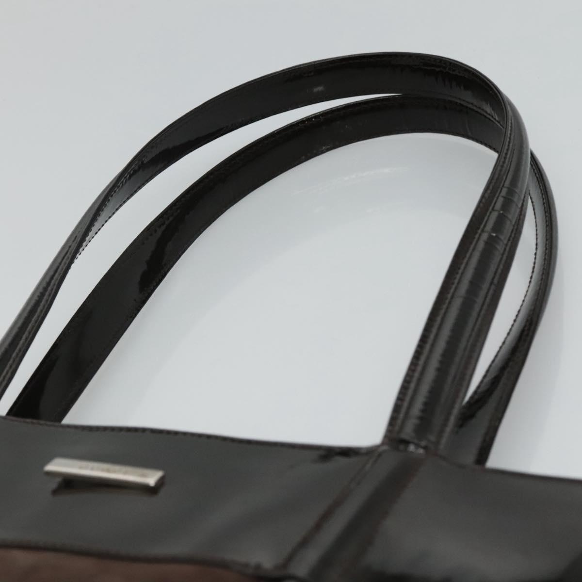 GUCCI Tote Bag Suede Leather Brown - 14