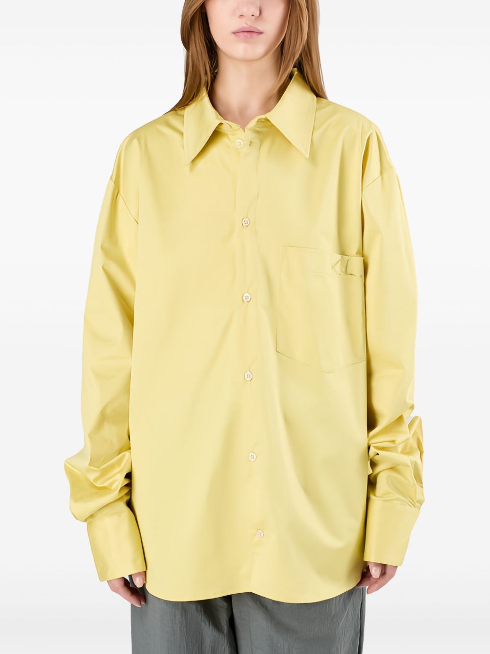 logo-print shirt - 2