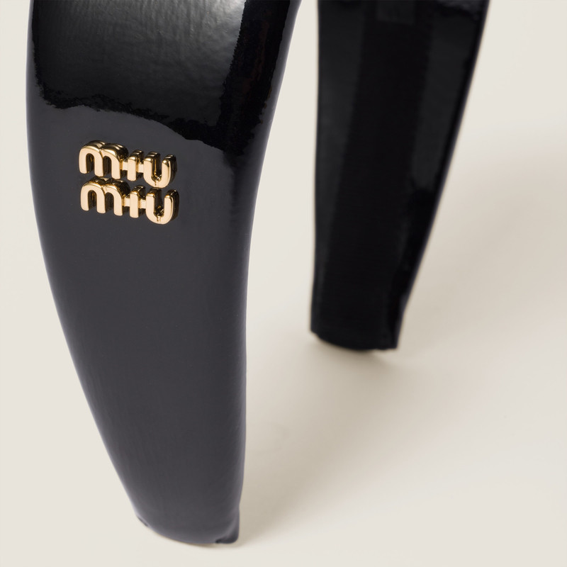 Miu Miu Patent leather headband outlook