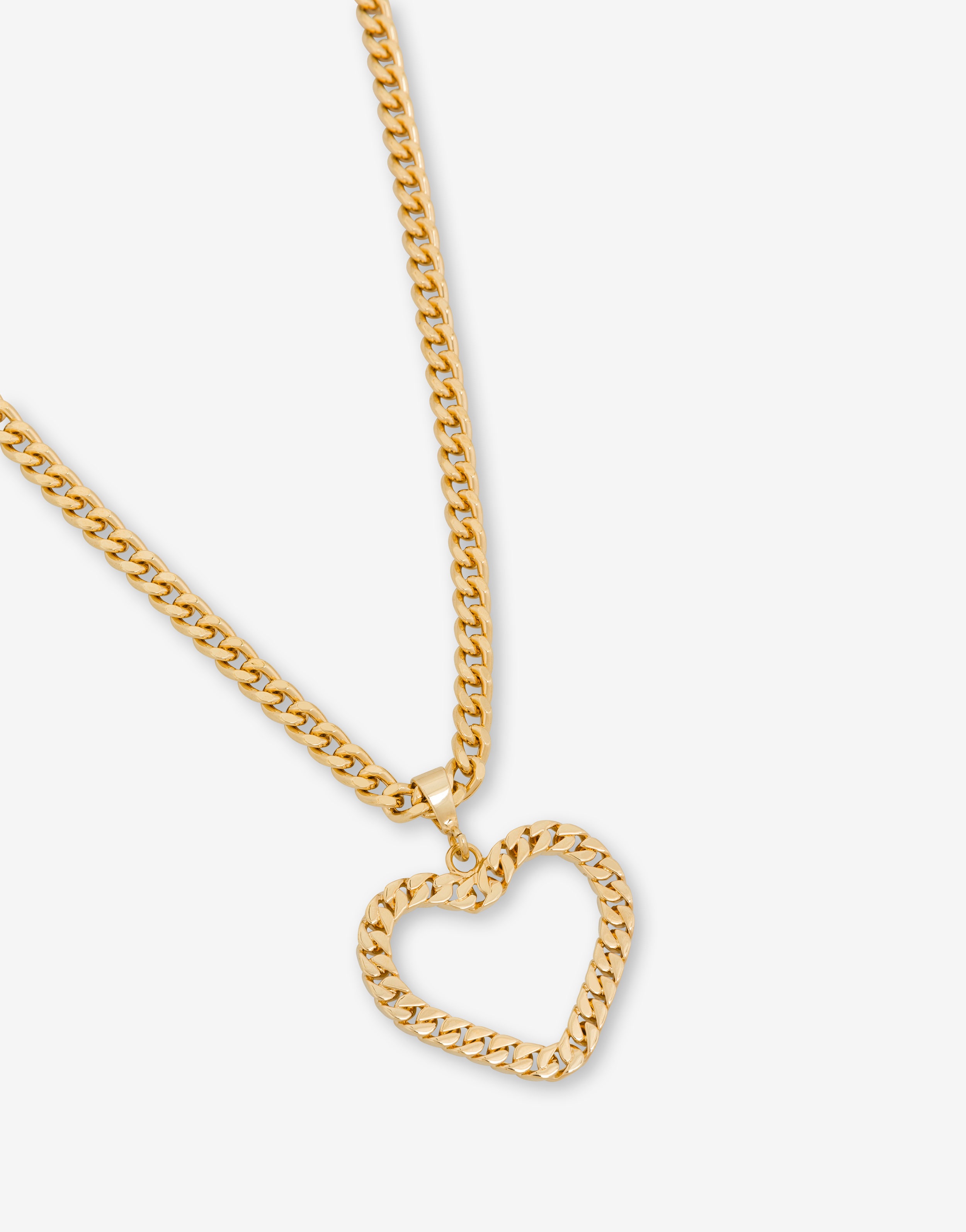 CHAIN HEART NECKLACE - 2