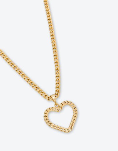 Moschino CHAIN HEART NECKLACE outlook