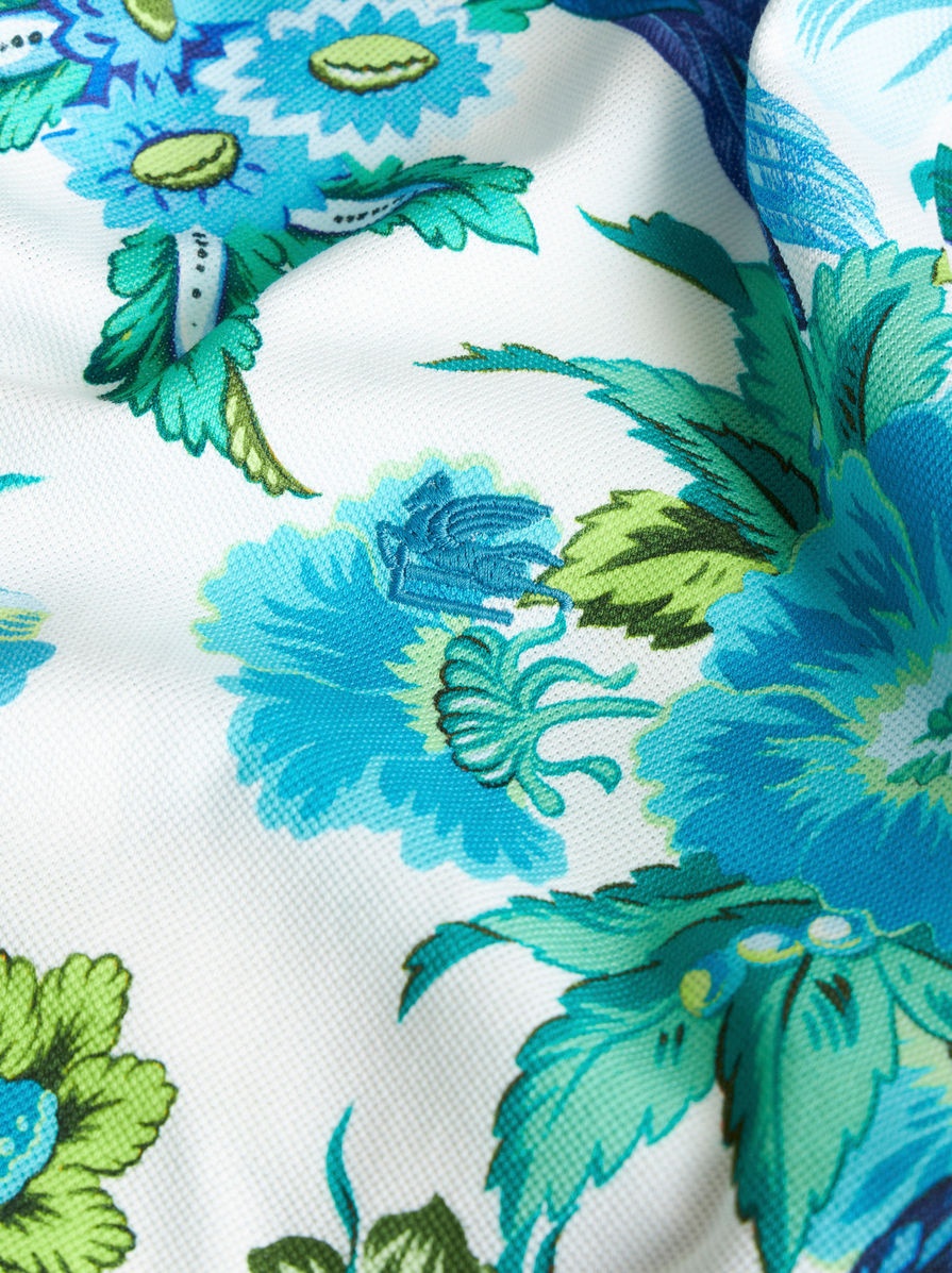 POLO SHIRT WITH FLORAL PRINT - 6