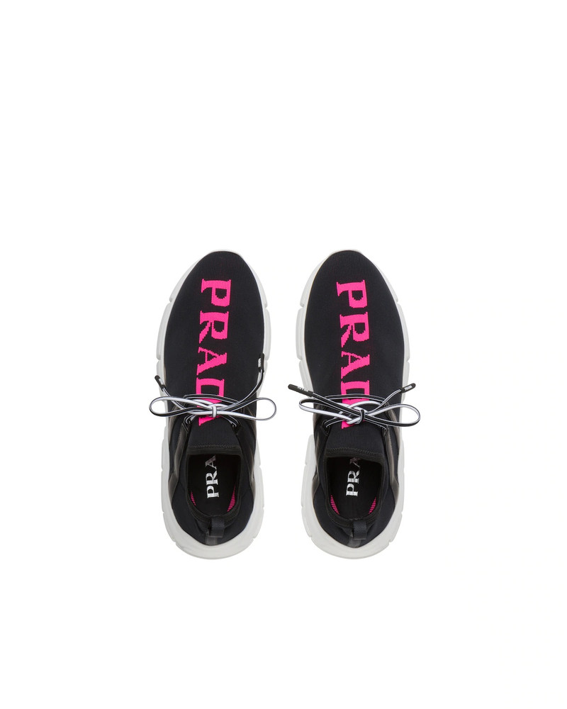 Prada XY knit sneakers outlook