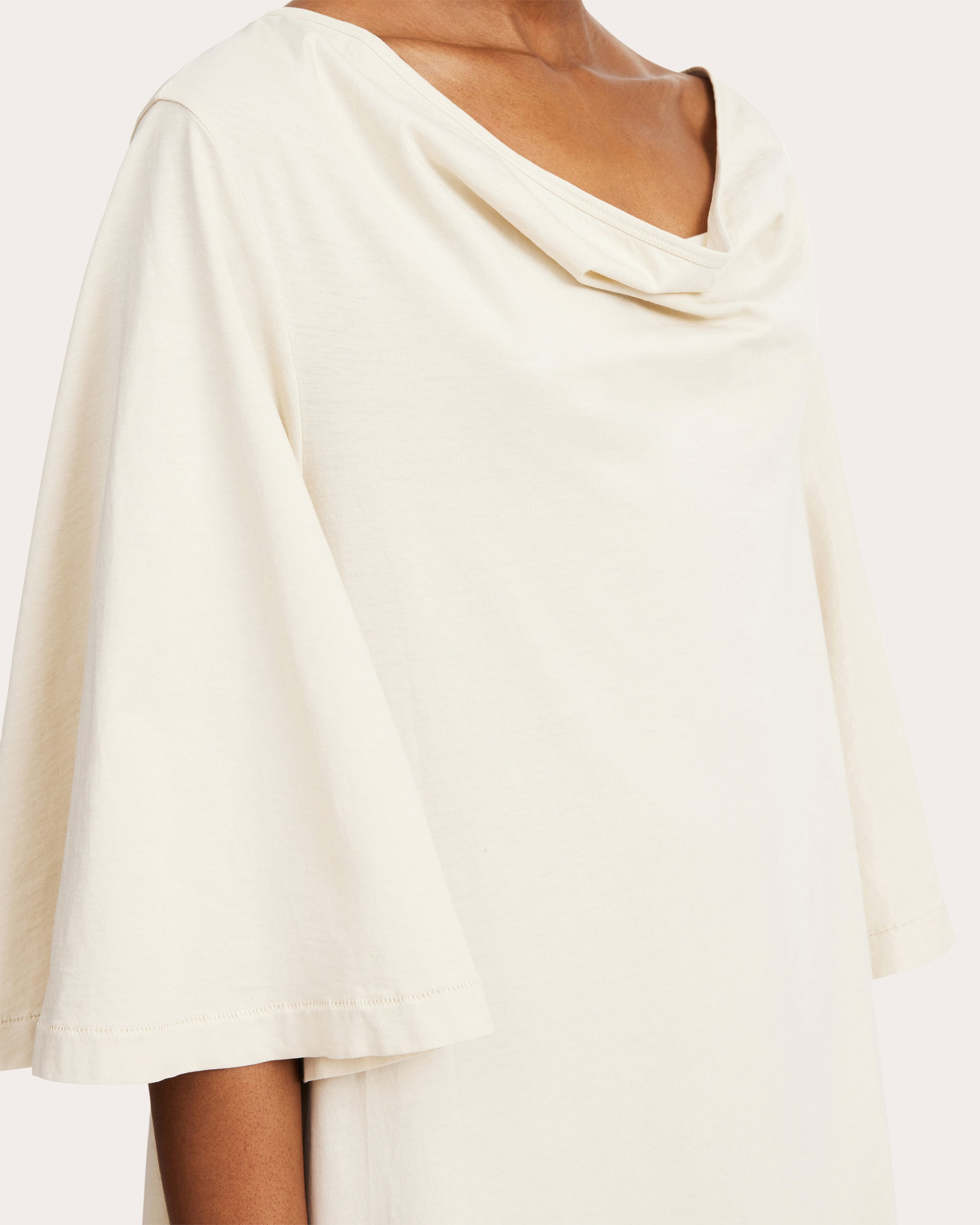 Yalia Draped Cotton Maxi Dress - 3