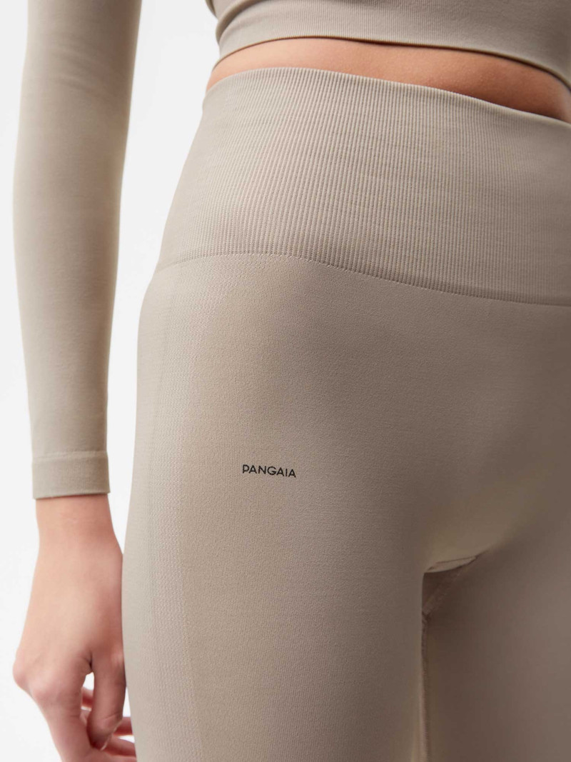 Women's Plant-Stretch Compressive Leggings - Taupe 4