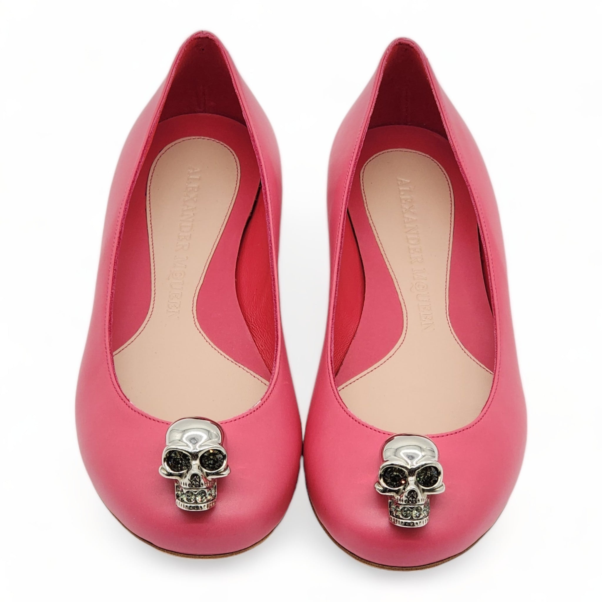 Alexander McQueen Skull Ballerinas - Leather - Pink 36.5 - 4