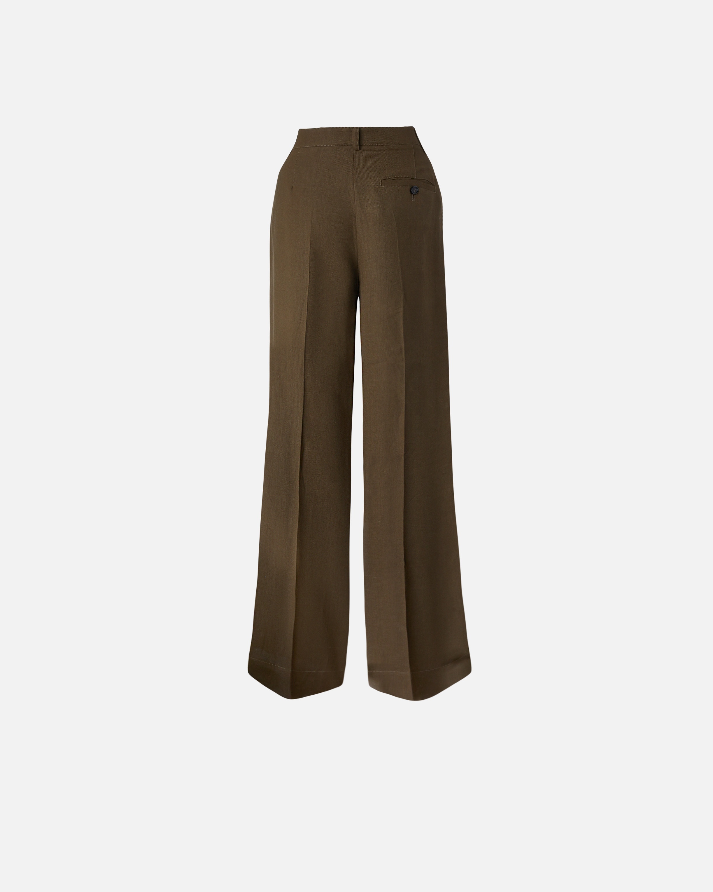 LINEN PALAZZO TROUSERS WITH POCKETS - 6