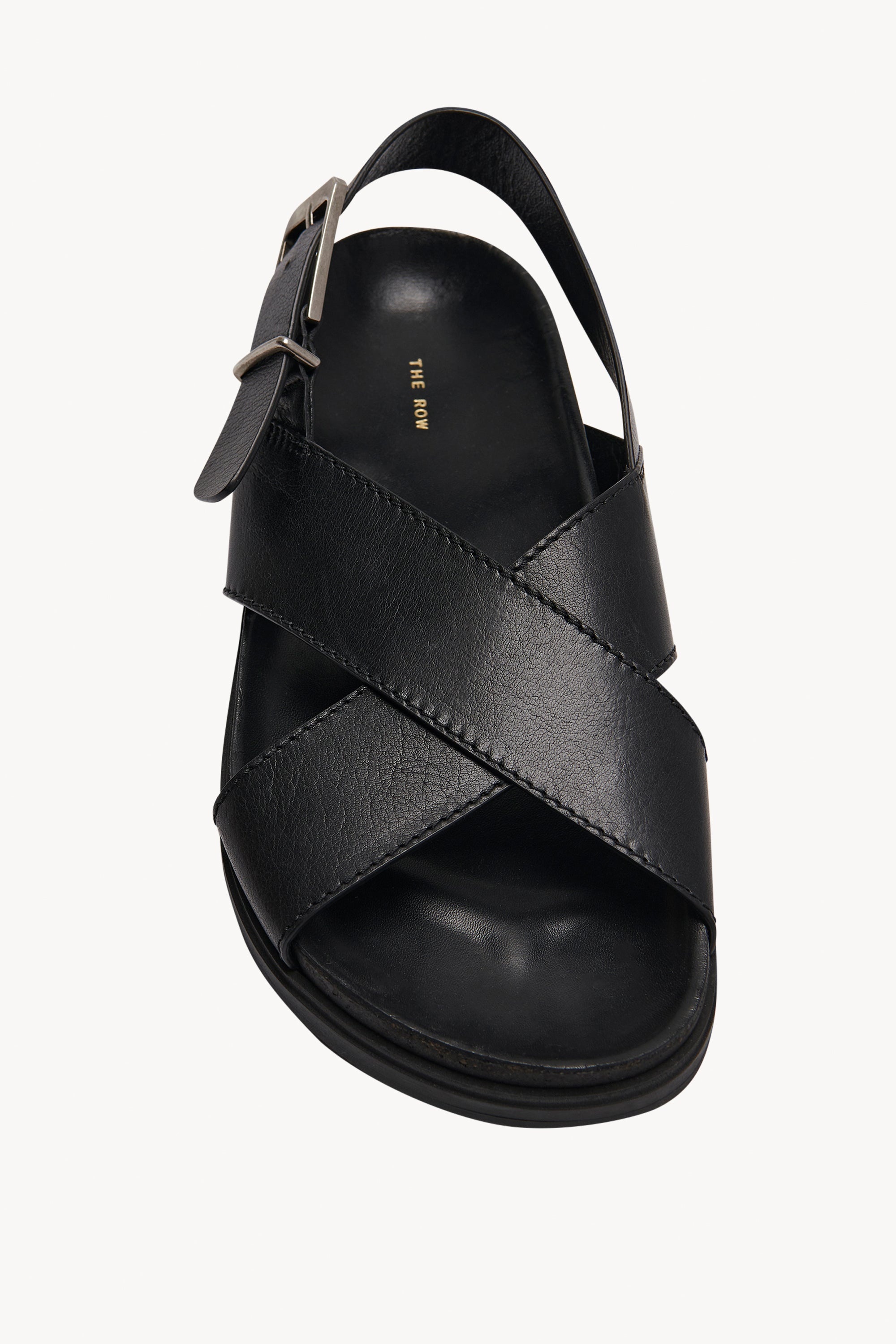 Buckle Sandal in Leather - 3