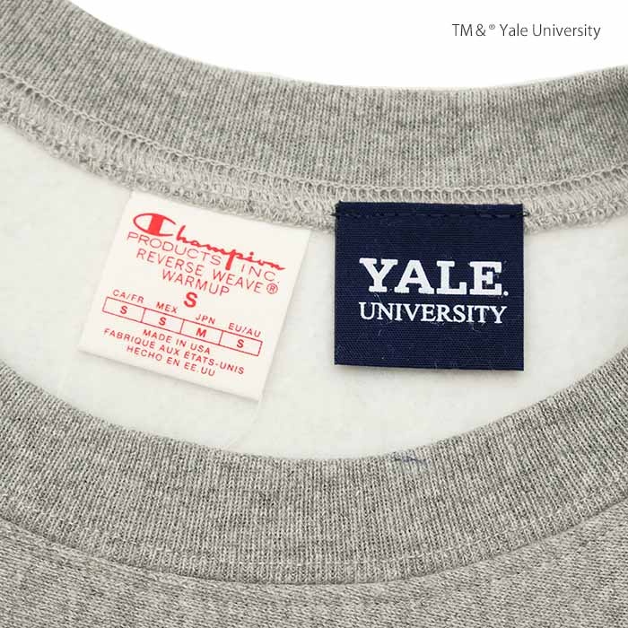 REVERS WEAVE CREW NECK SWEATSHIRT - YALE - C5-A004 - 5